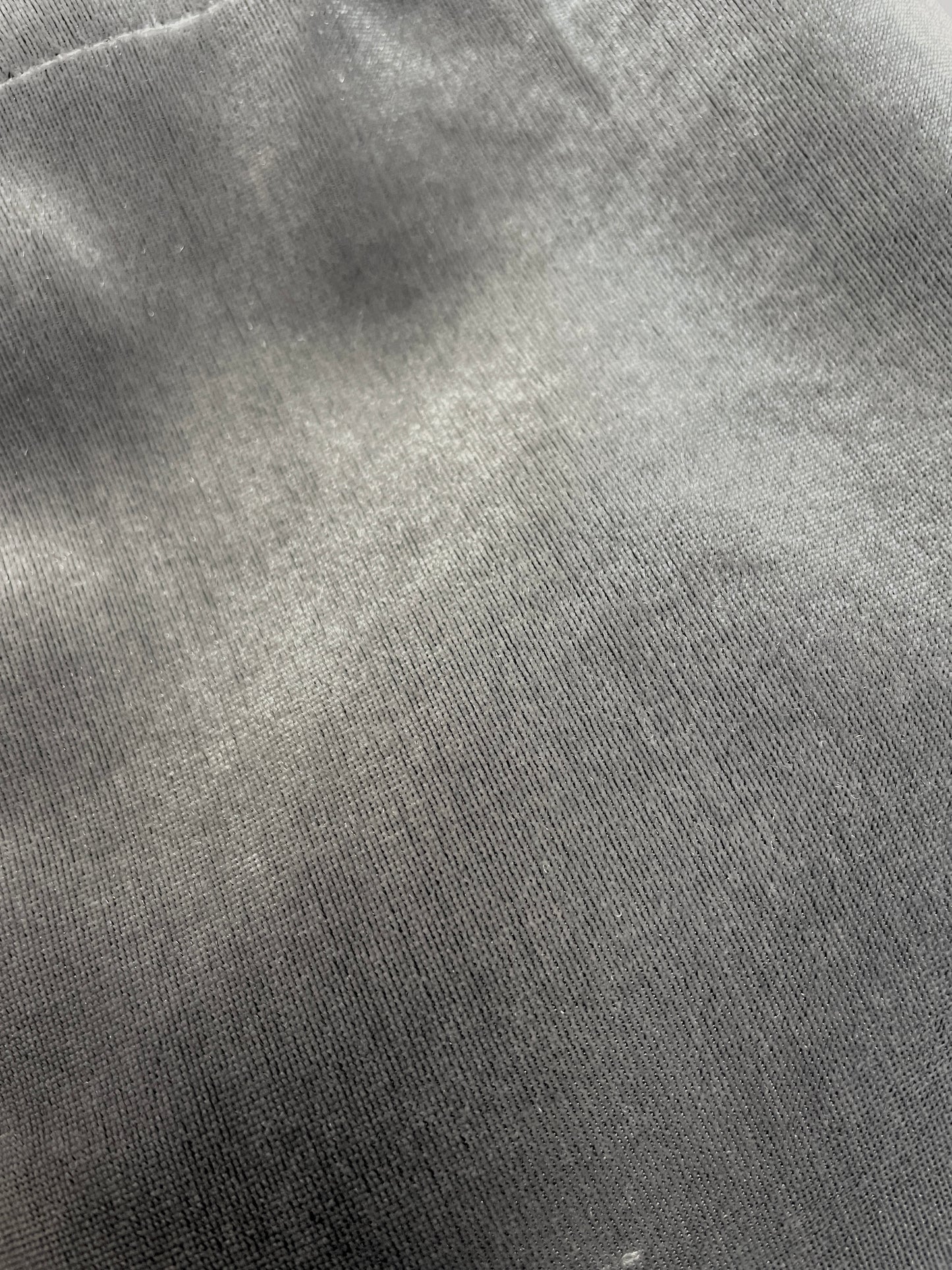 Little silver velvet handbag