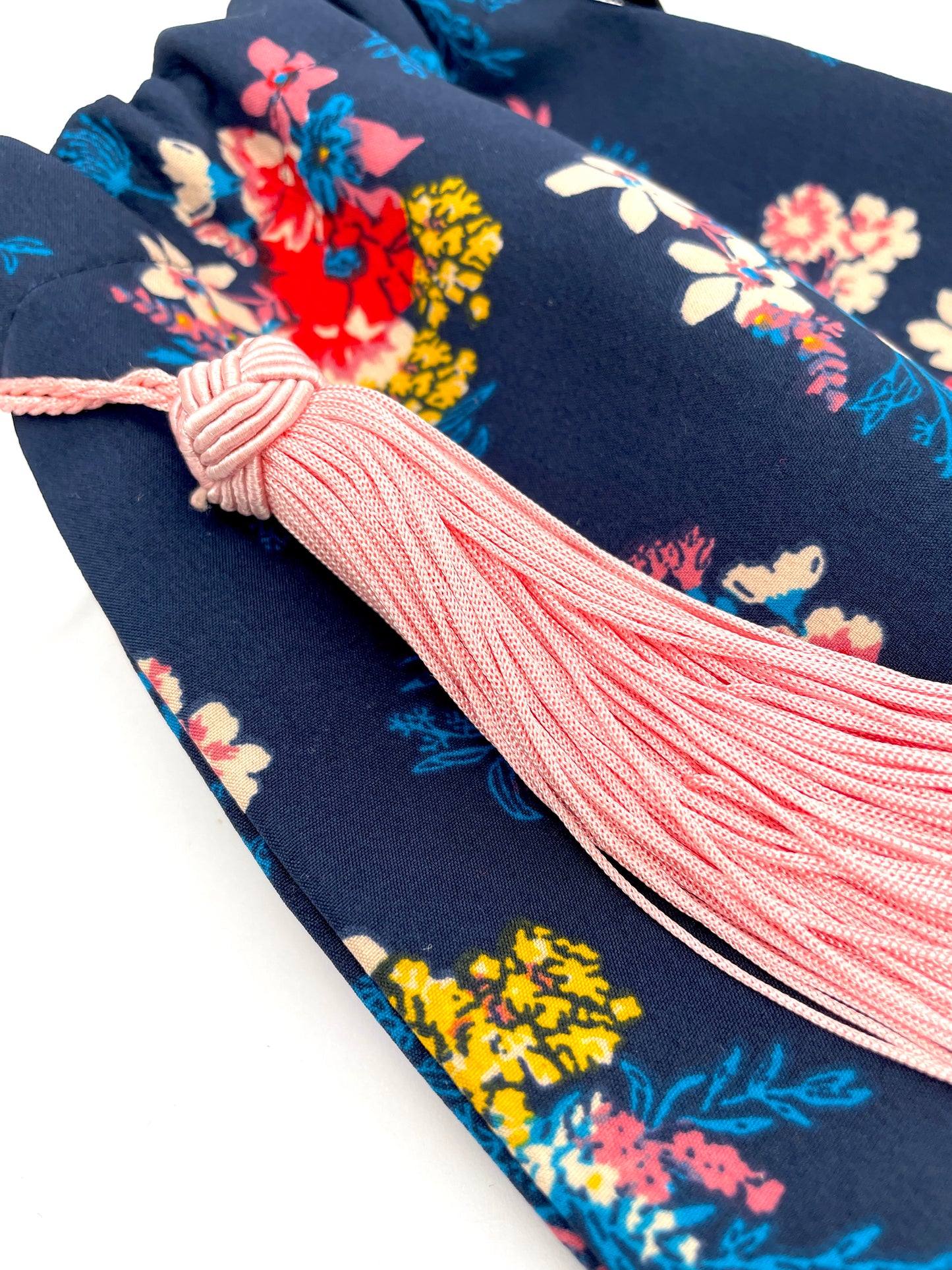 Little blue floral handbag