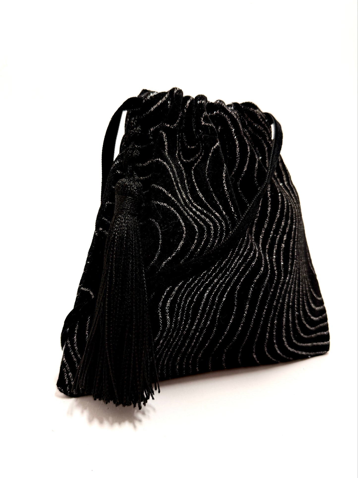 Little evening handbag with glitter