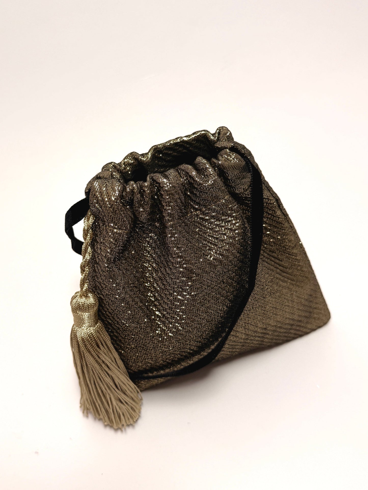 Gold mini purse