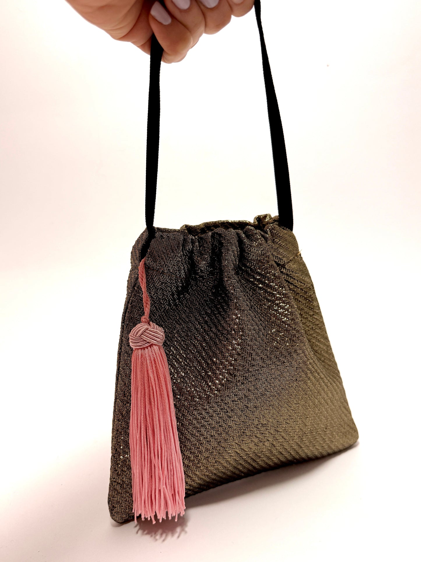 Gold little boho purse