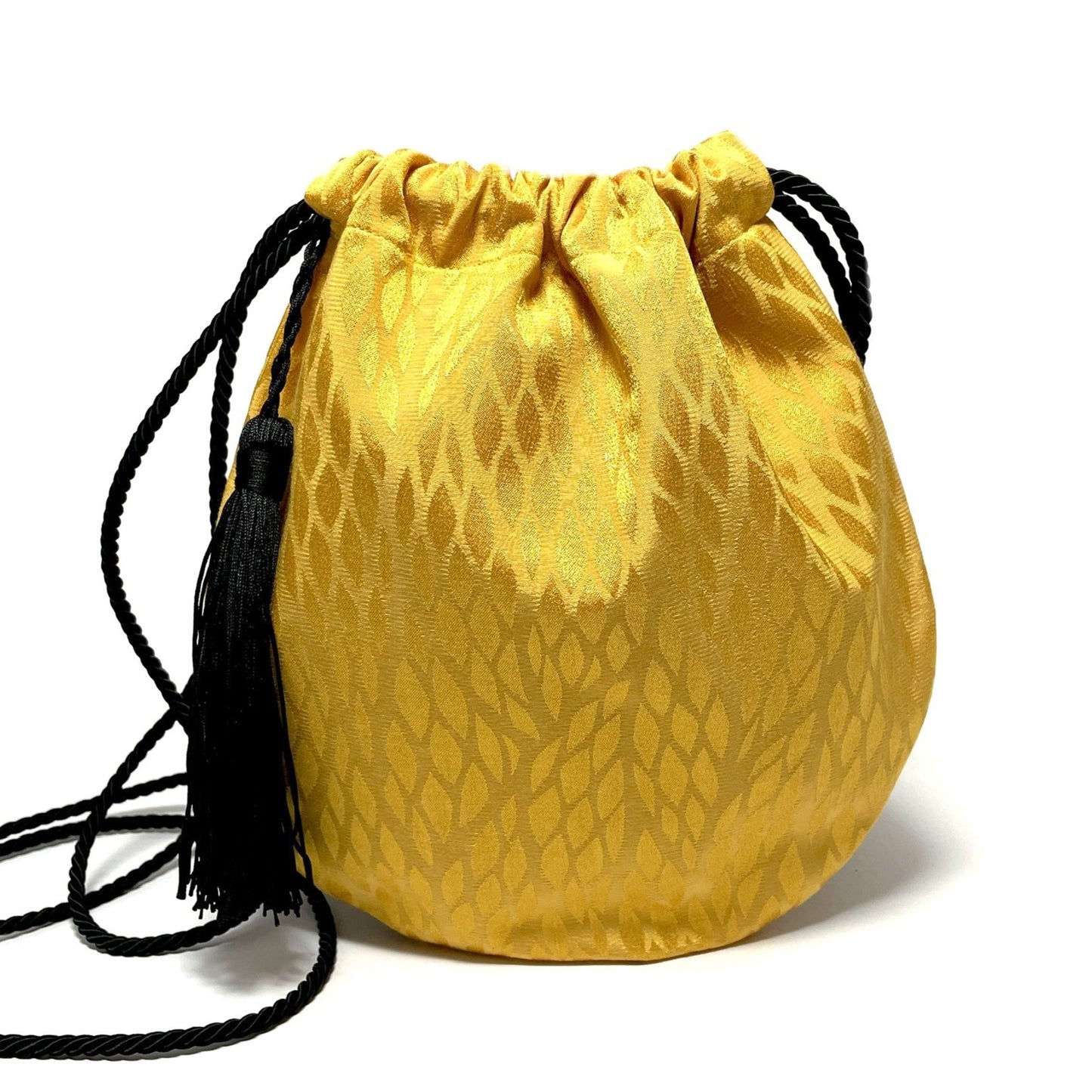 Yellow bucket bag