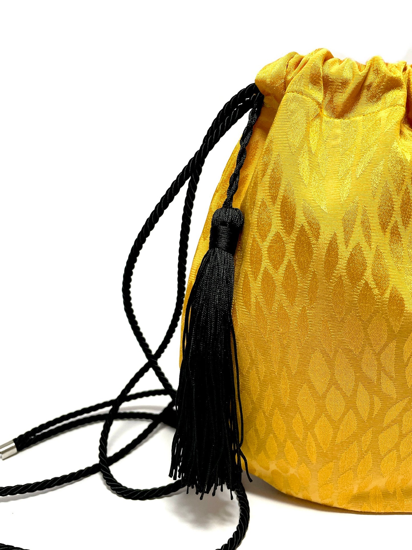 Yellow bucket bag