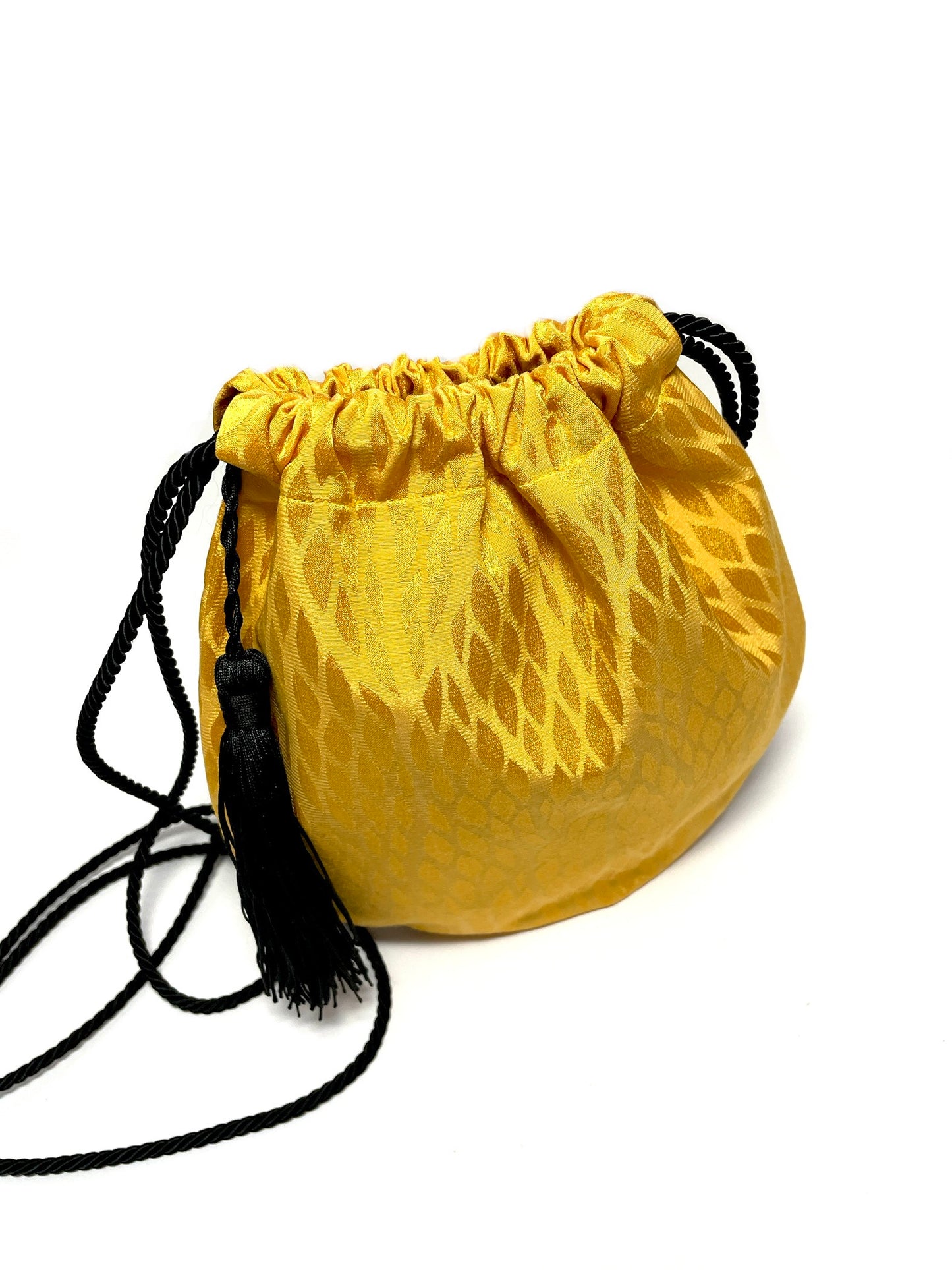 Yellow bucket bag