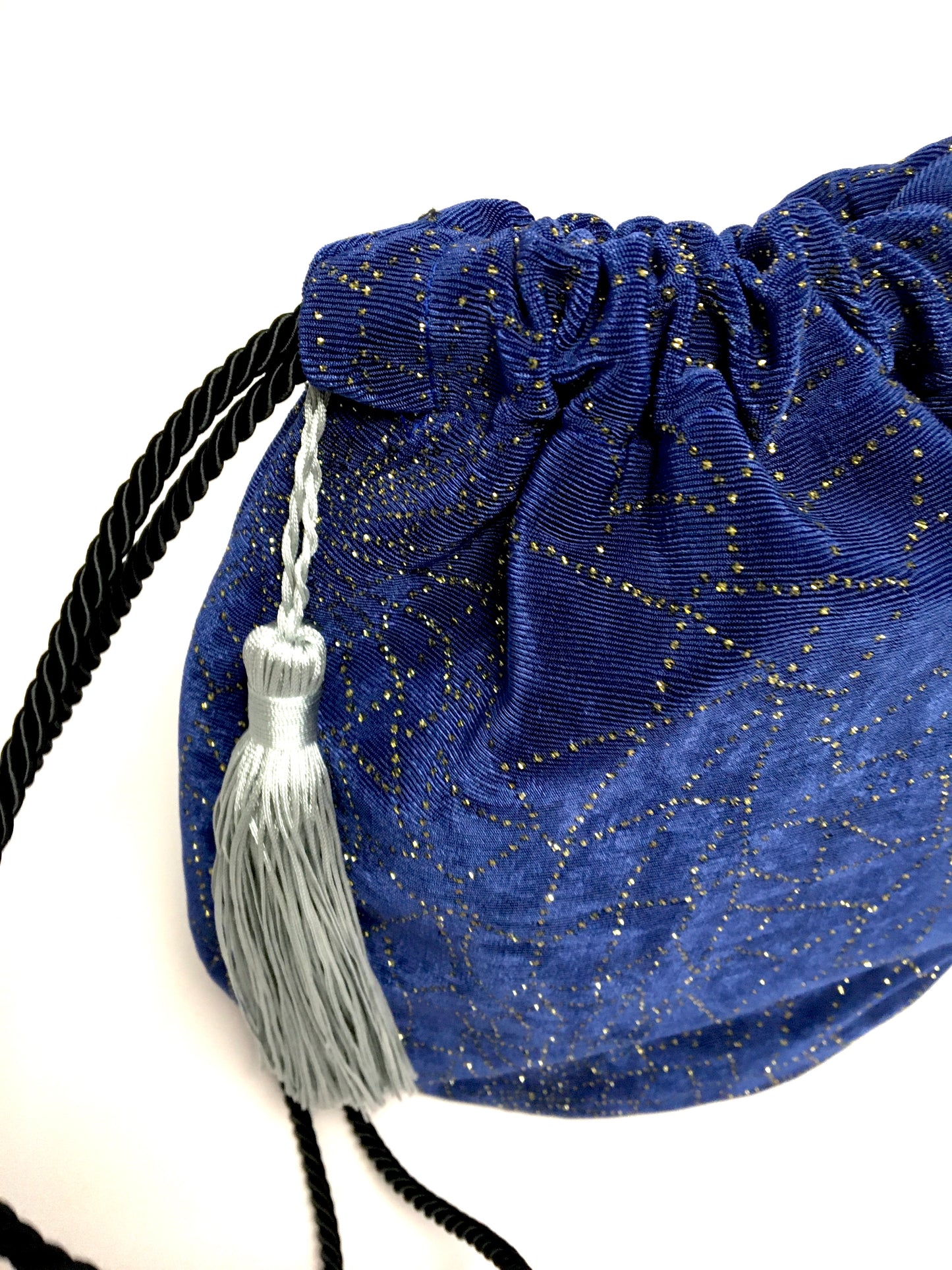 Blue bag with tassel