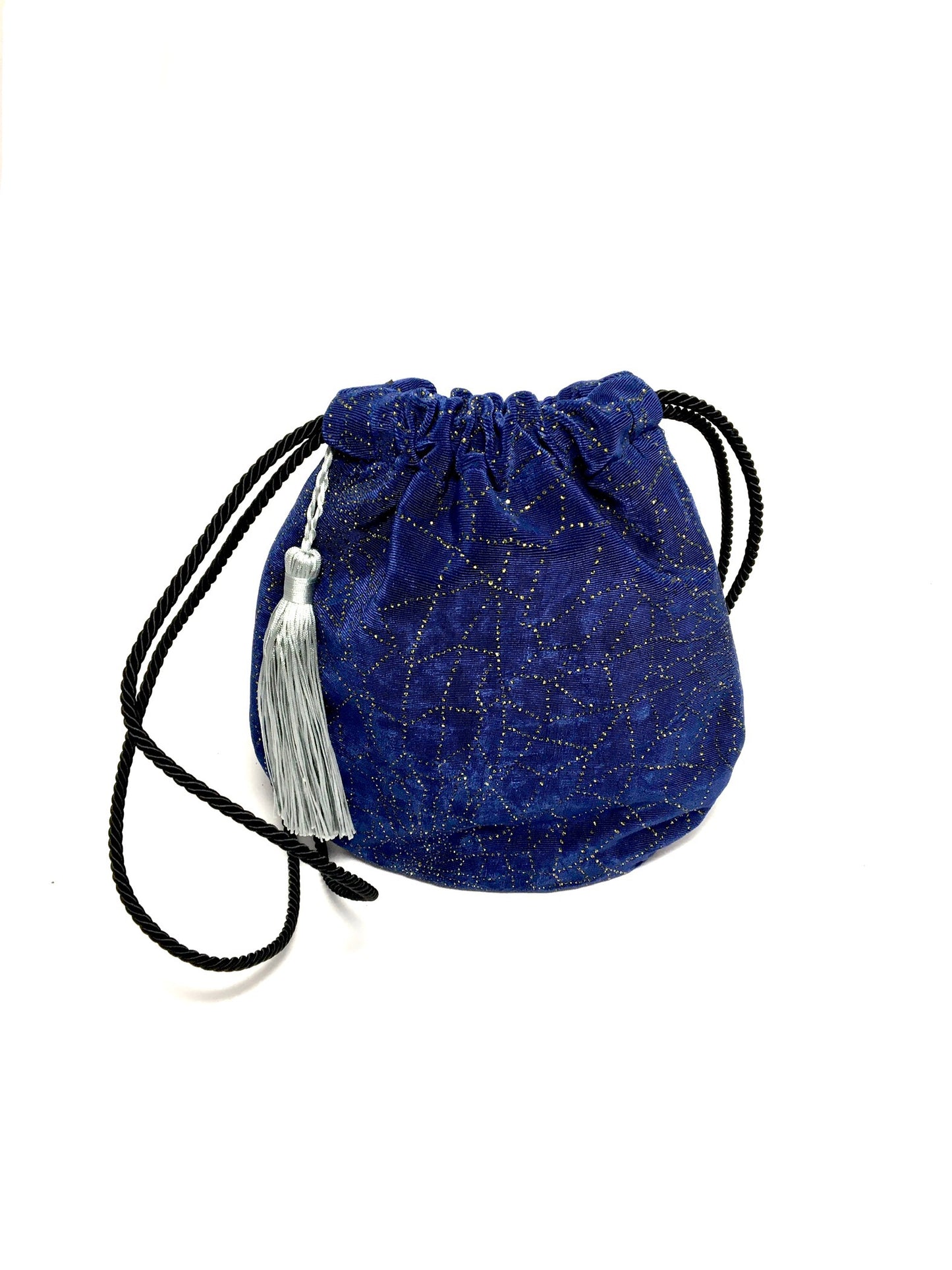 Blue bag with tassel