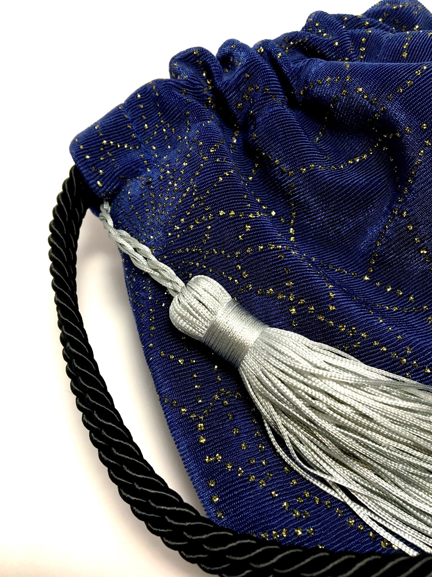 Blue bag with tassel