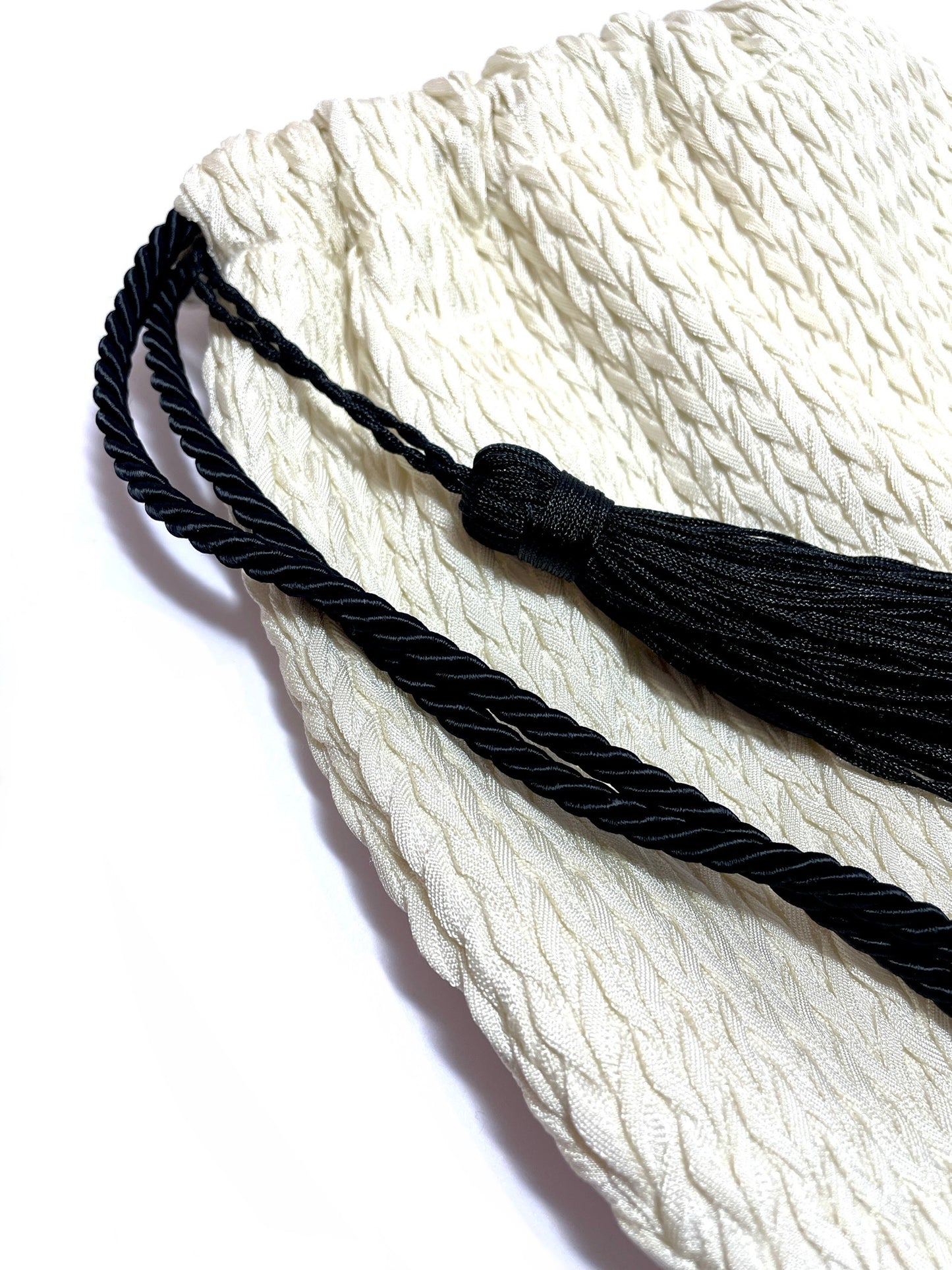 Ivory bucket bag