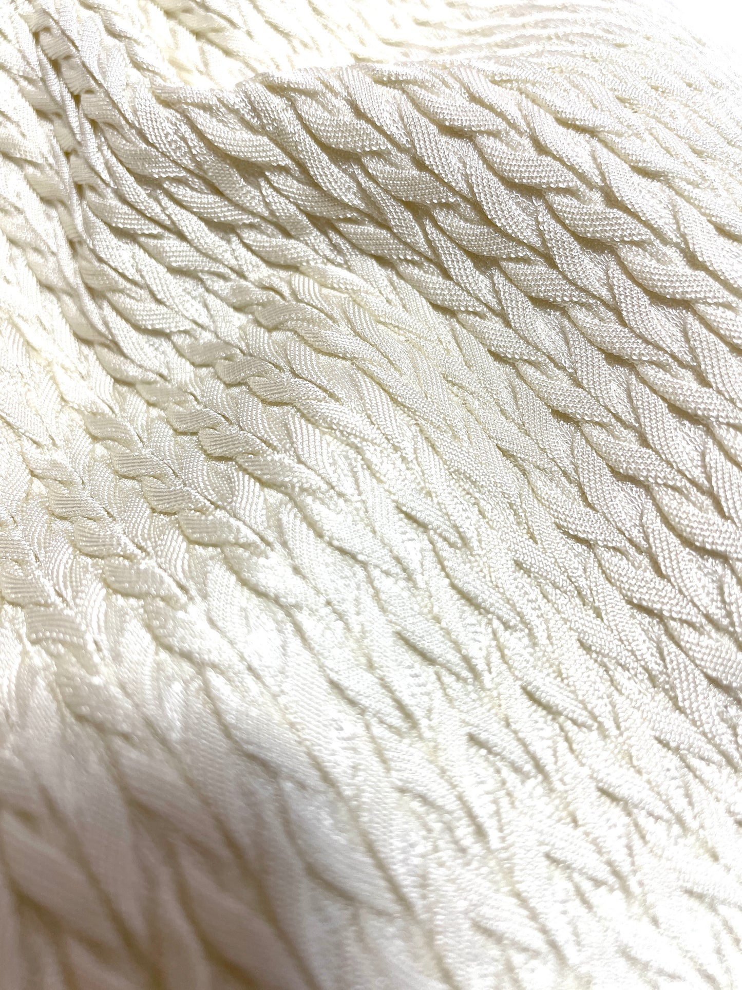 Ivory bucket bag