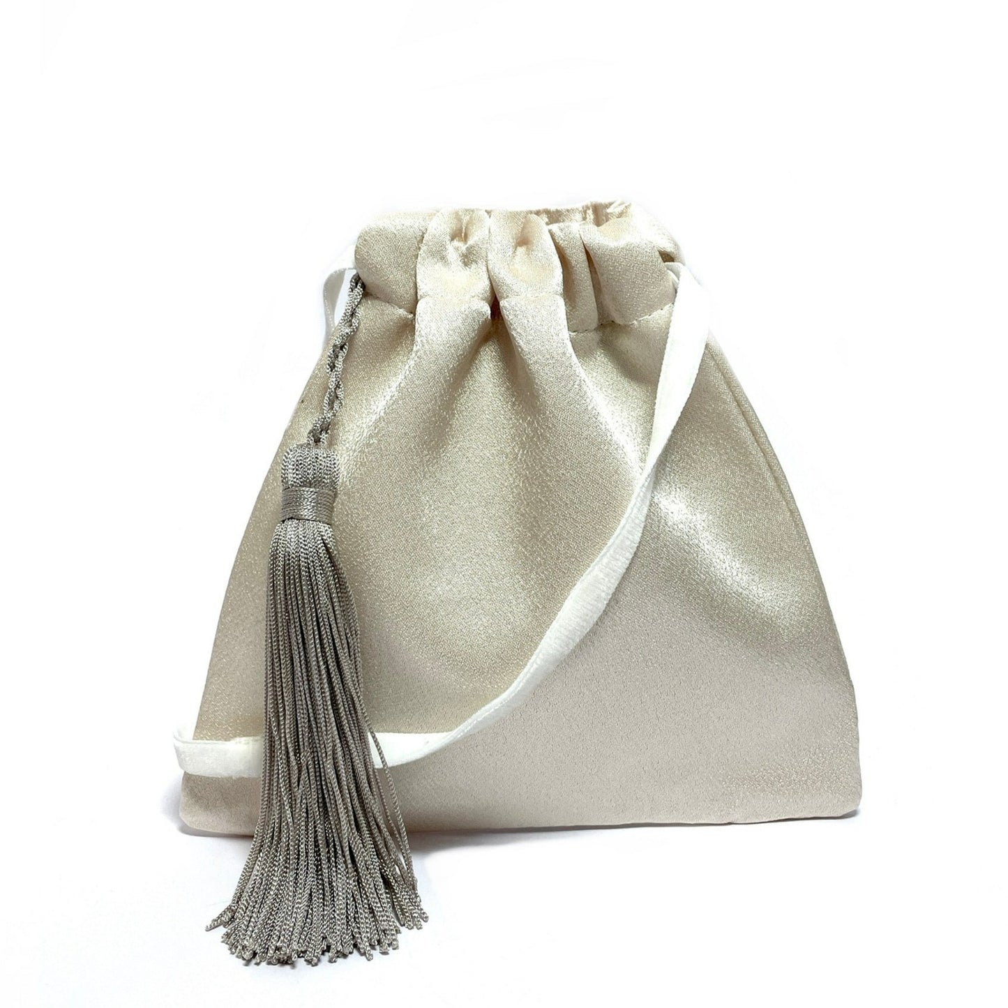 Ecru little wedding pouch