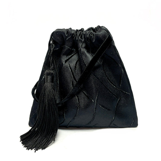 Mini evening handbag with tassel
