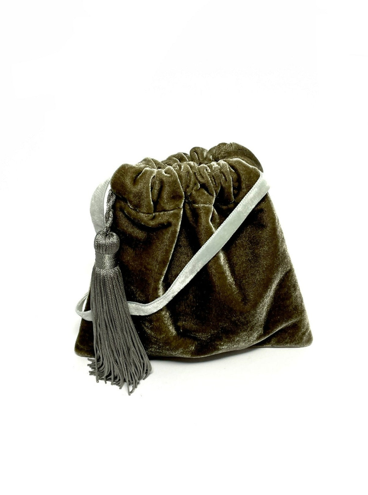 Little velvet boho handbag