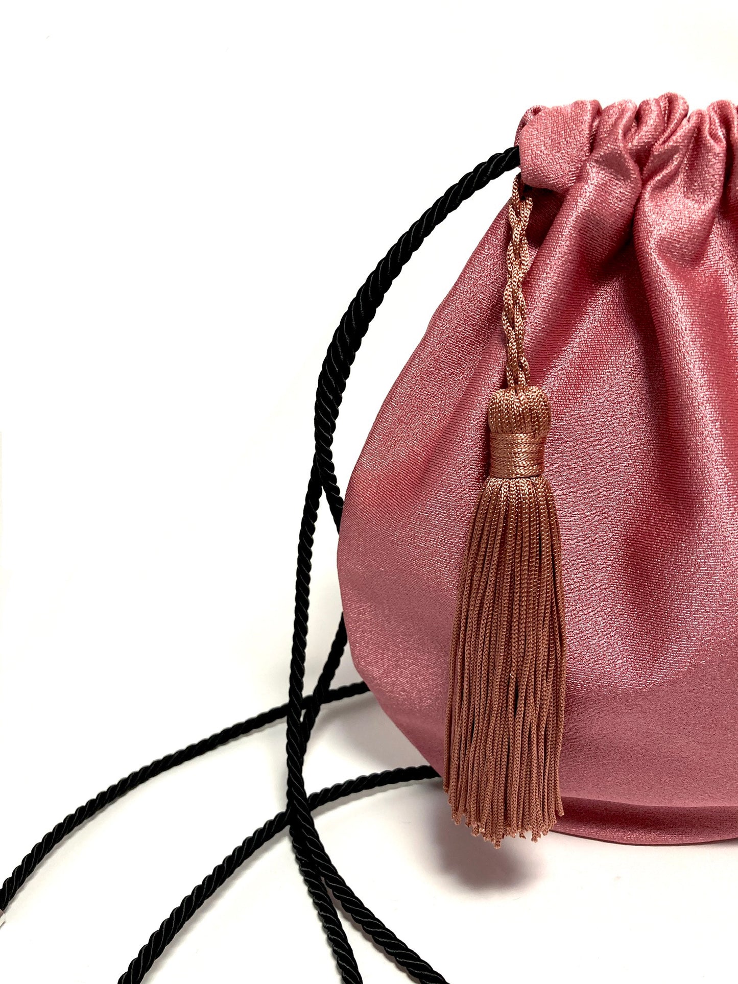 Pink purse with tassel
