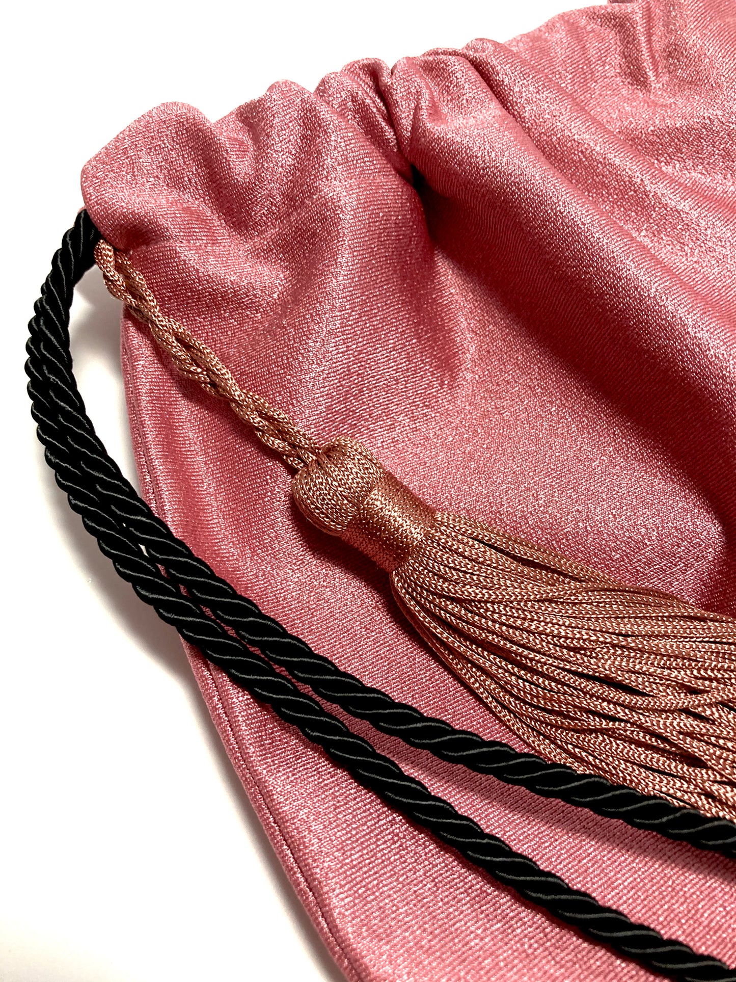 Pink purse with tassel