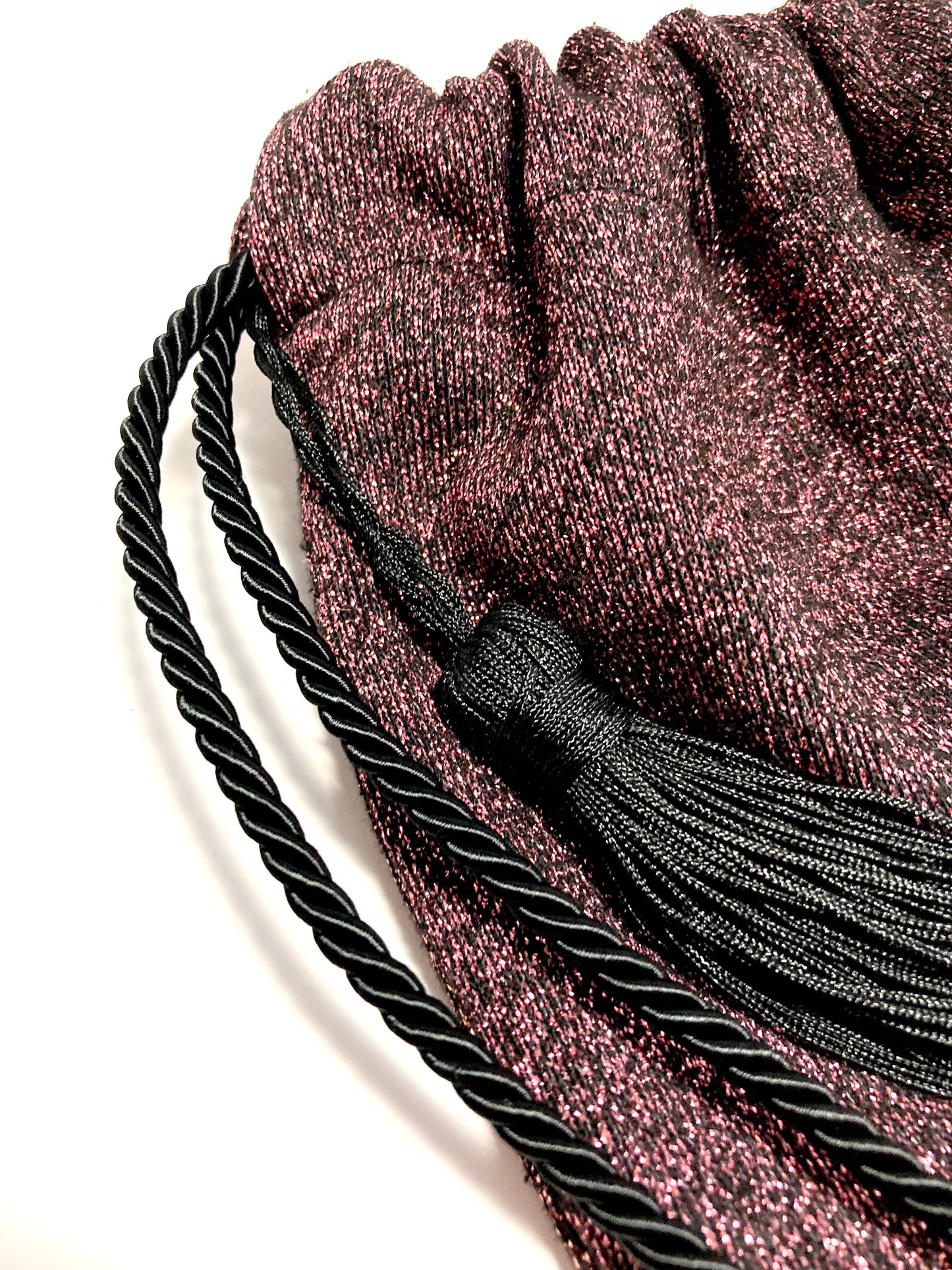 Glitter pink bag