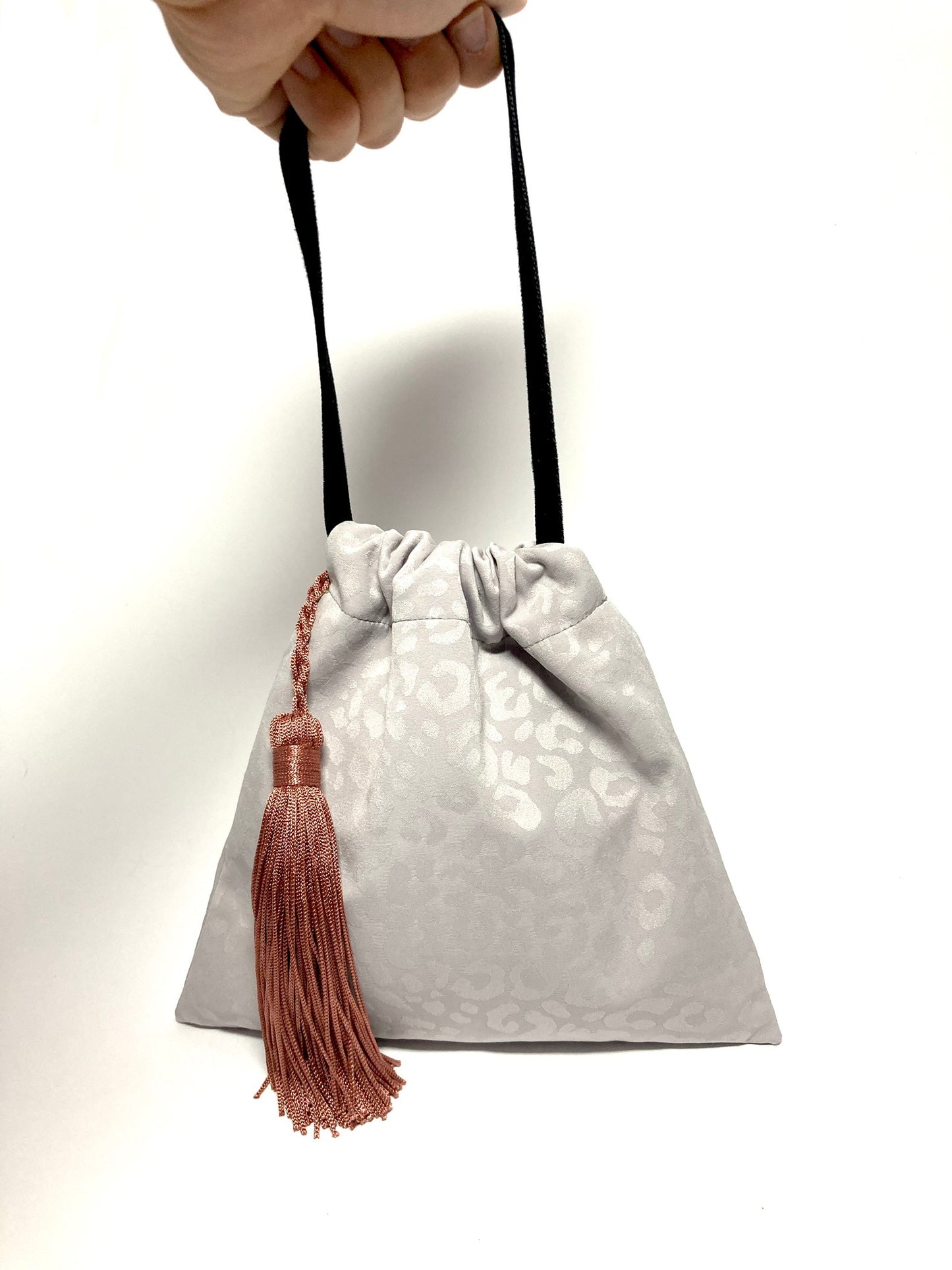 Little silver handbag