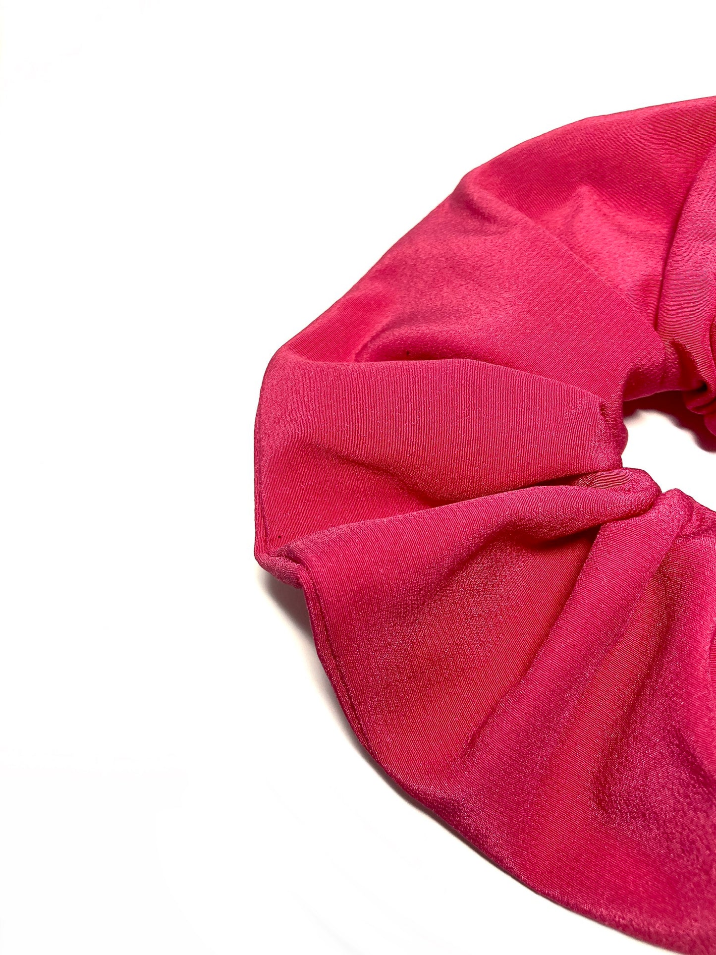 Pink scrunchie