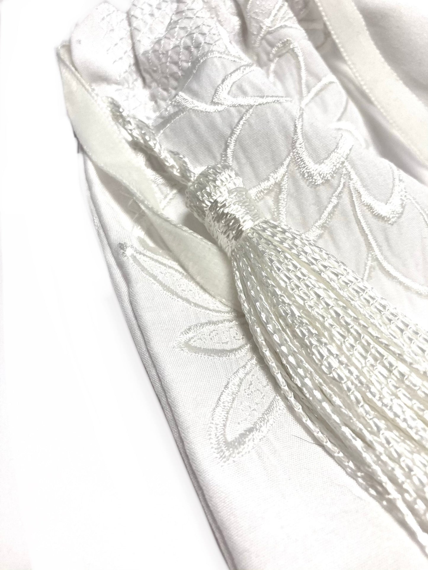 Ivory wedding purse