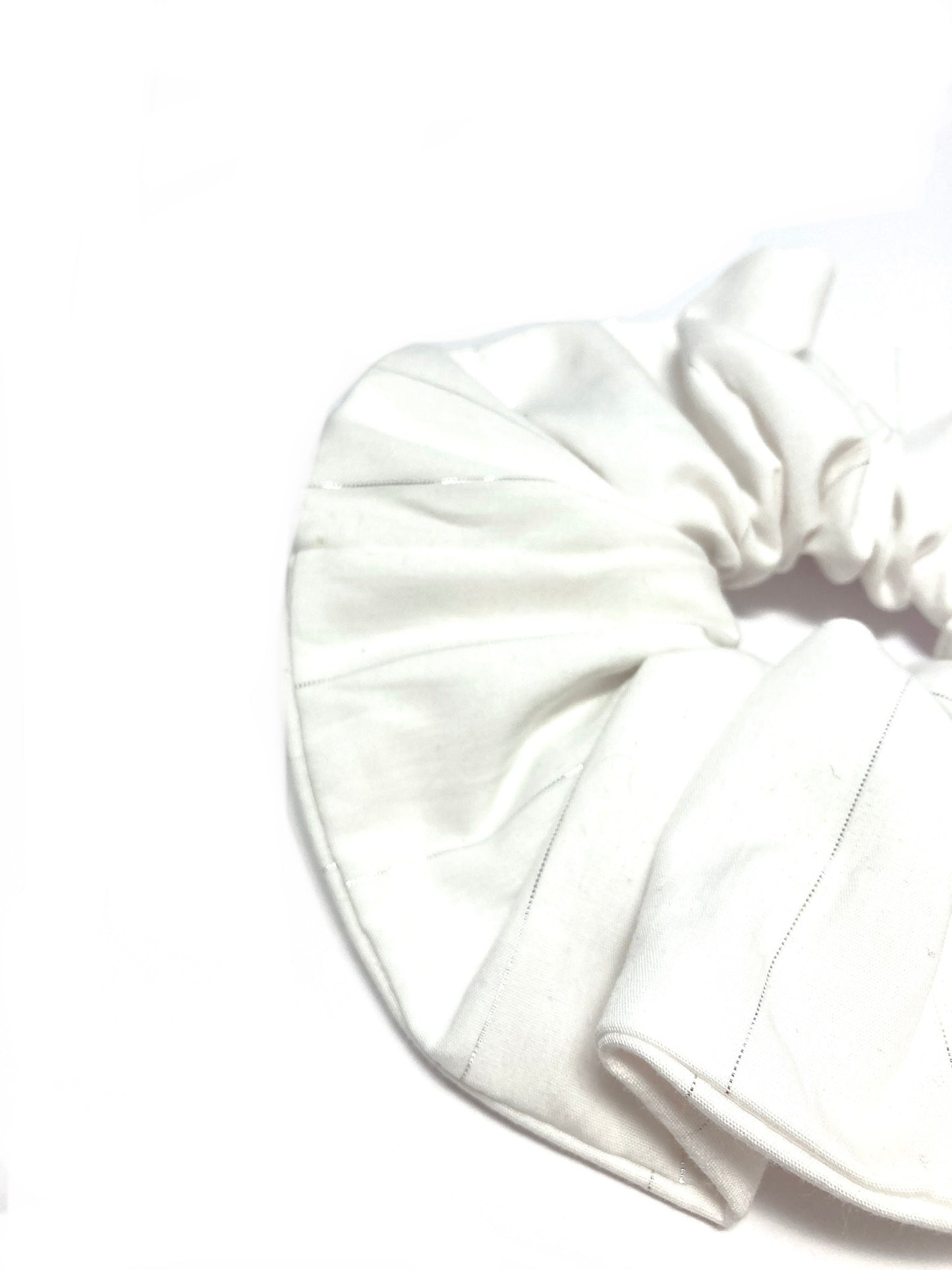 White wedding scrunchie