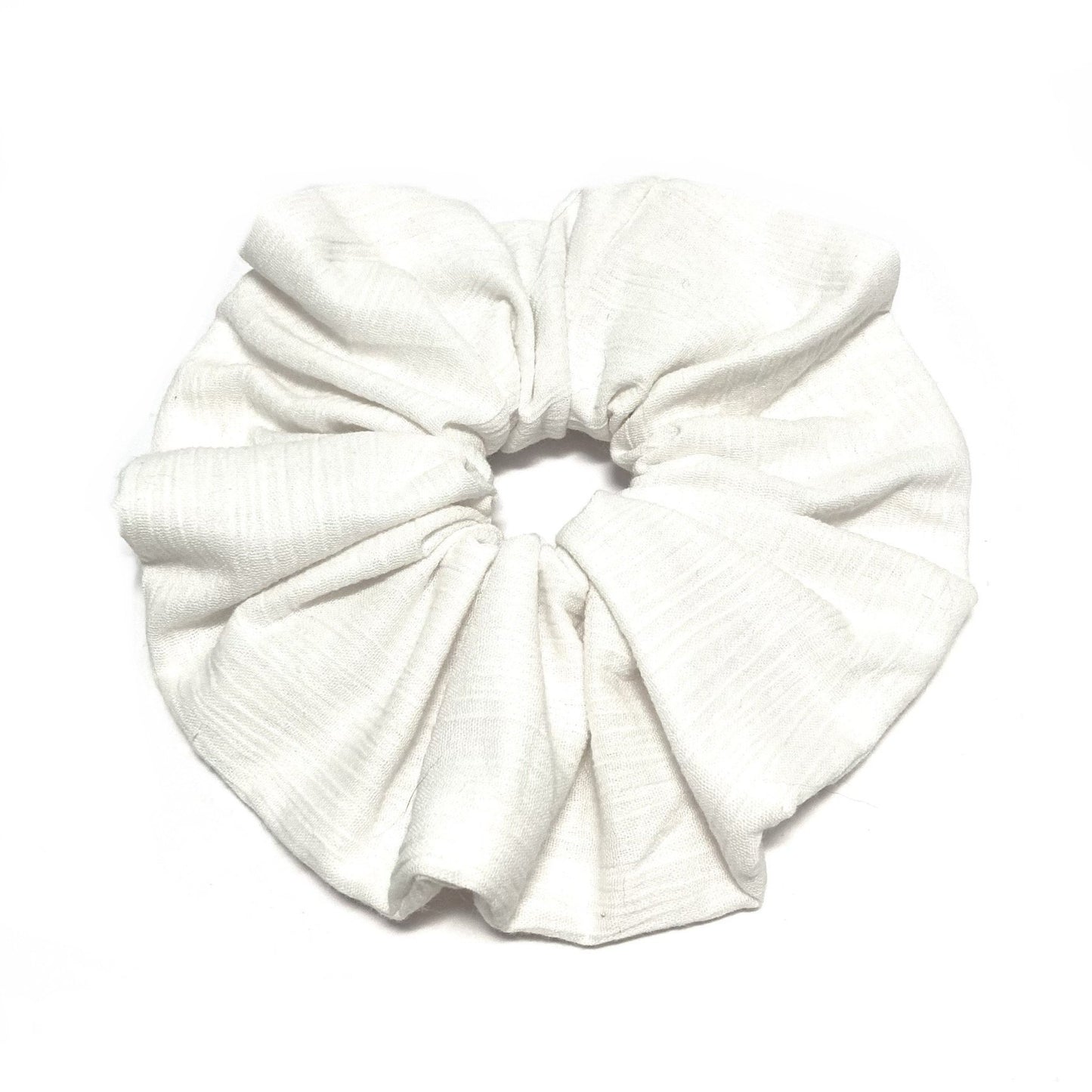 Ivory wedding scrunchie