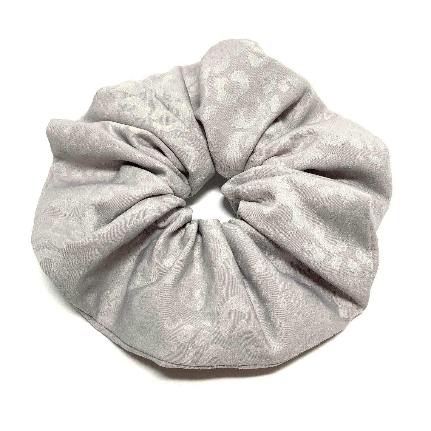Silver evening scrunchie