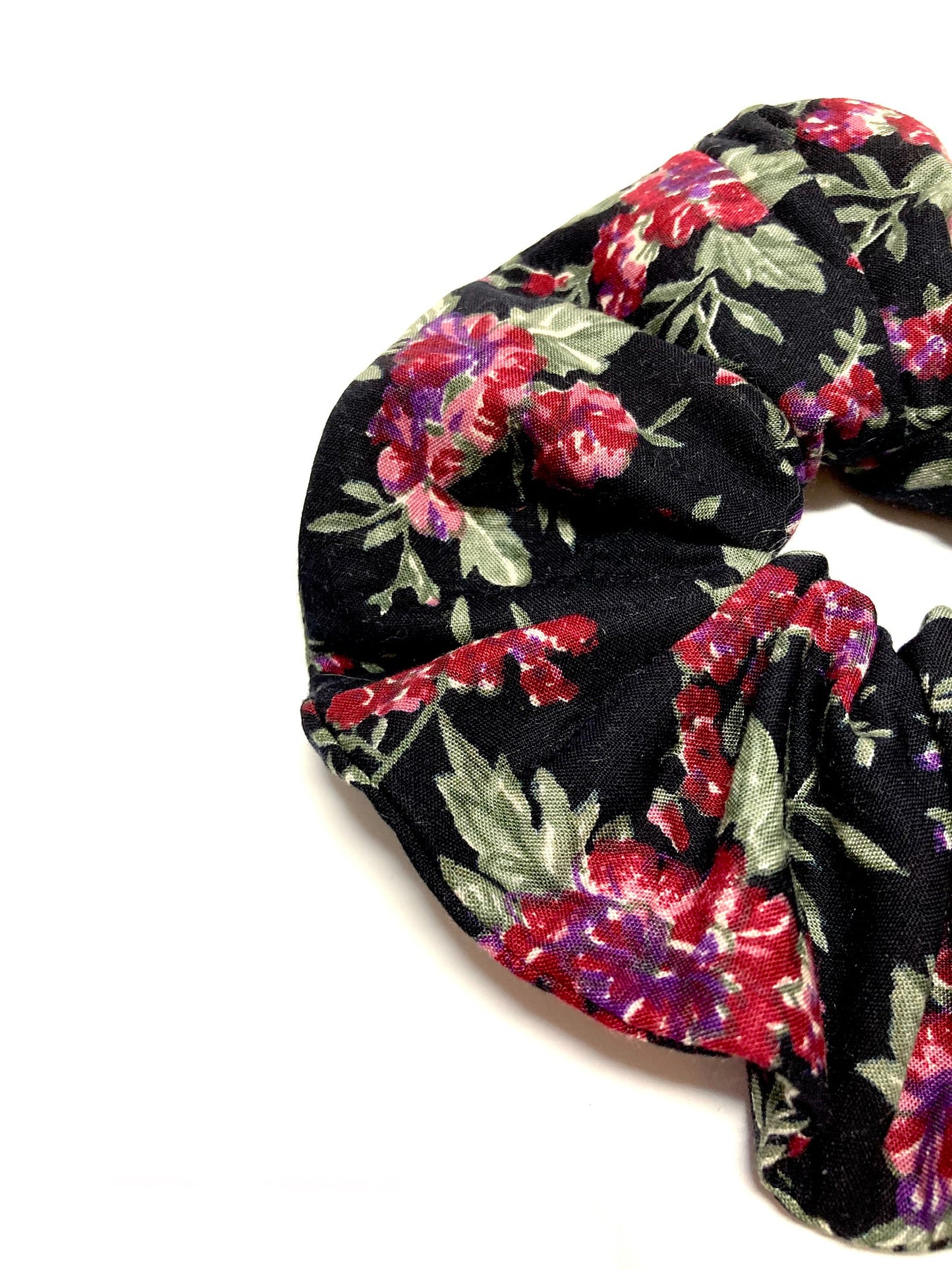 Floral scrunchie