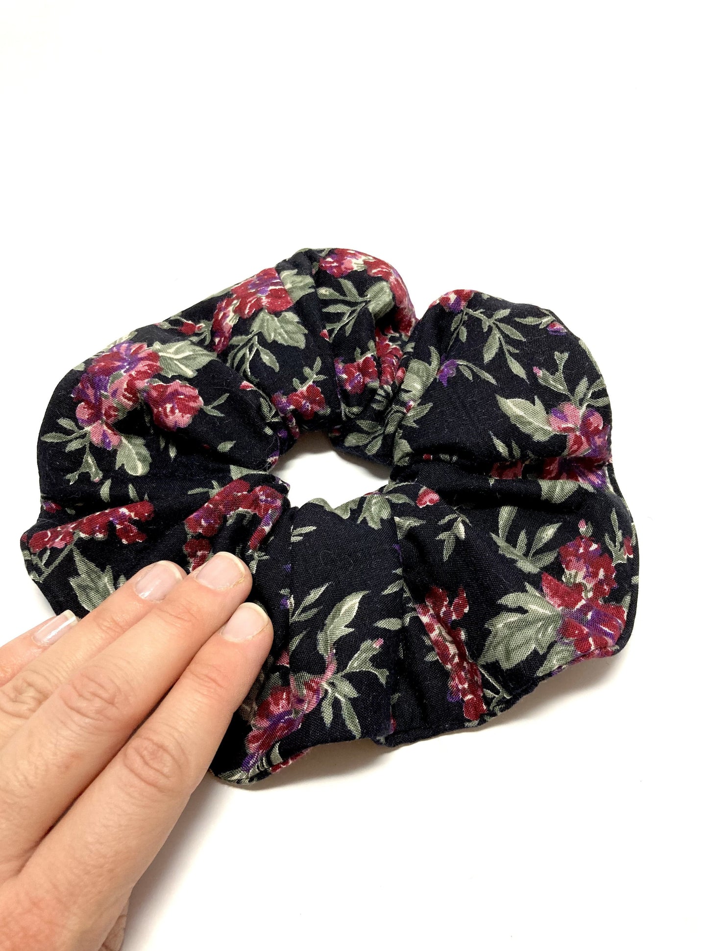 Floral scrunchie