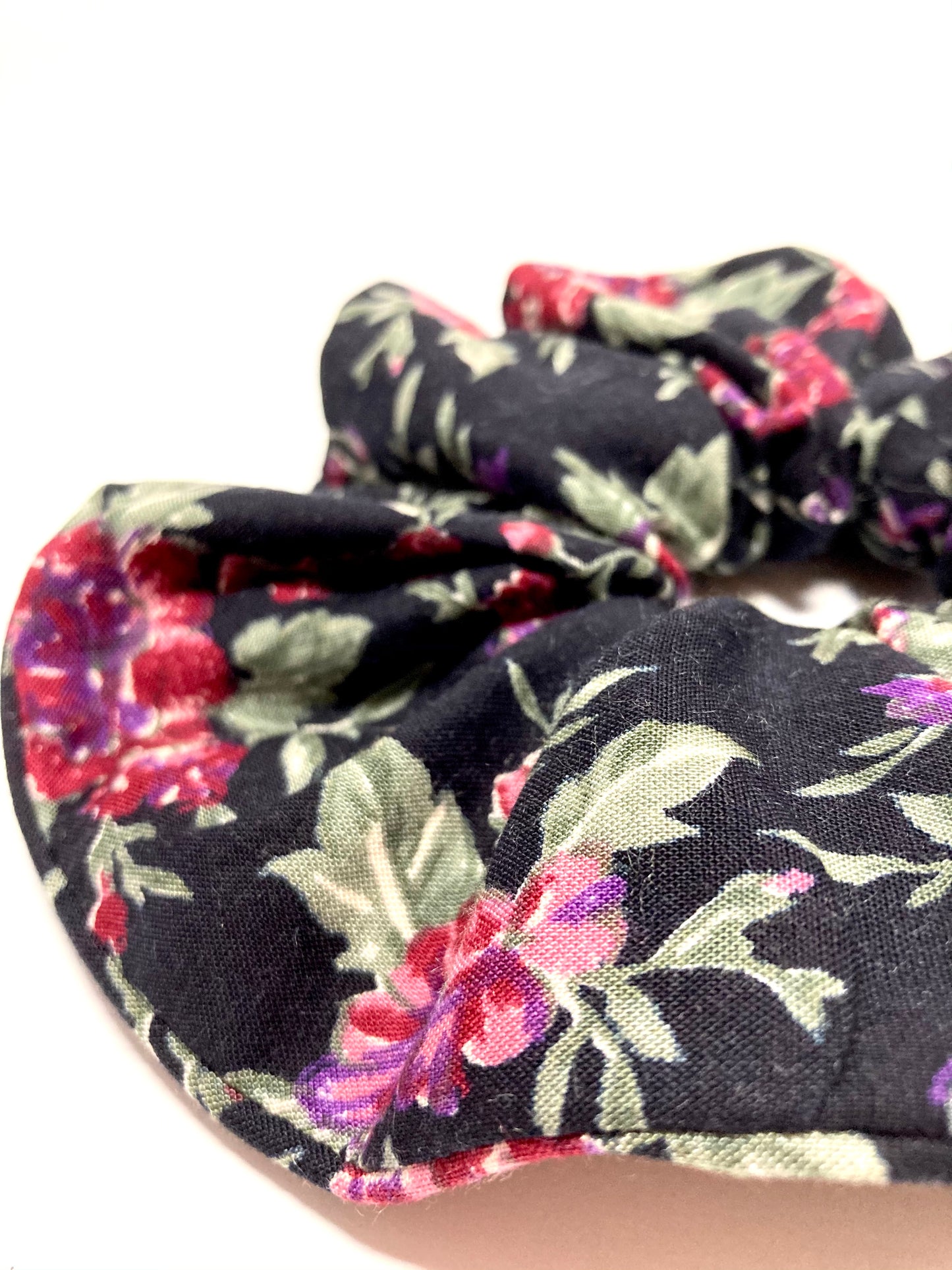 Floral scrunchie