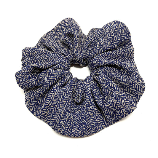 Blue scrunchie