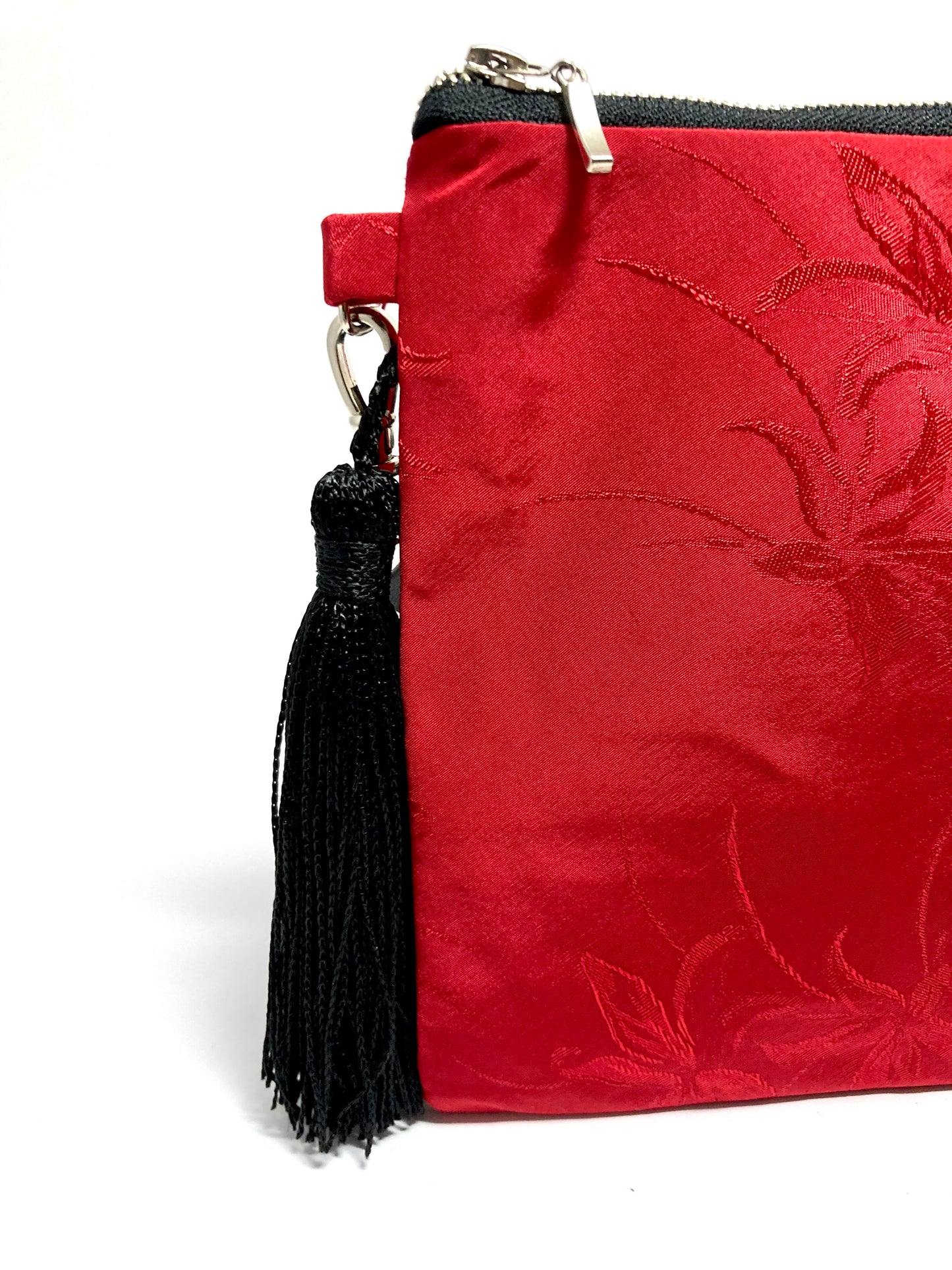 Red crossbody bag