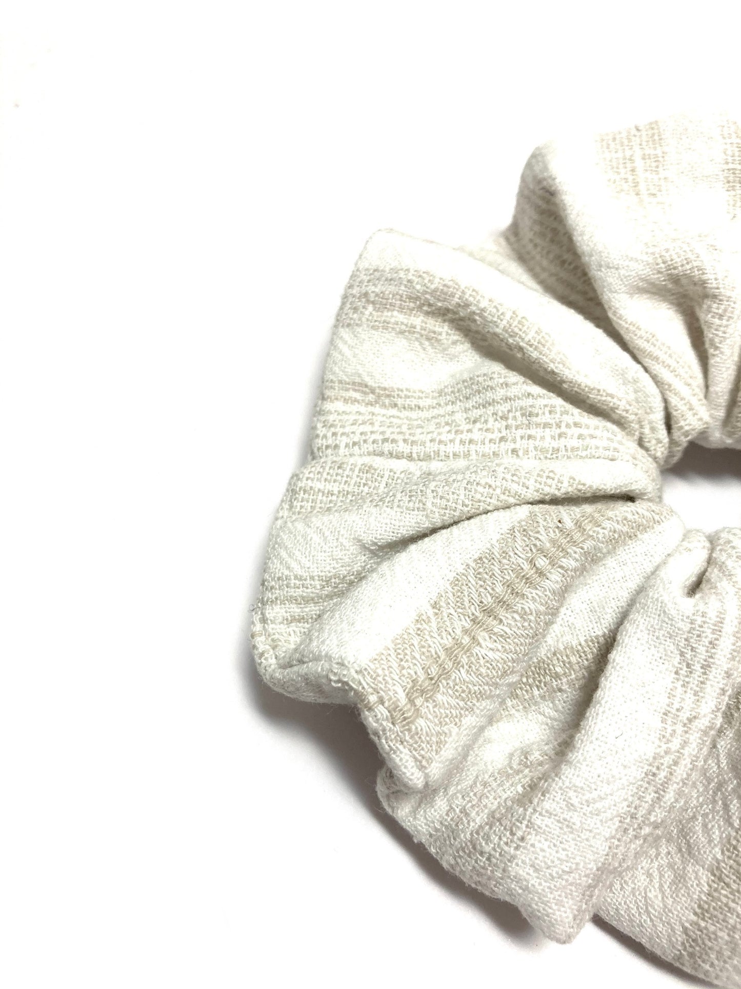 Linen scrunchie