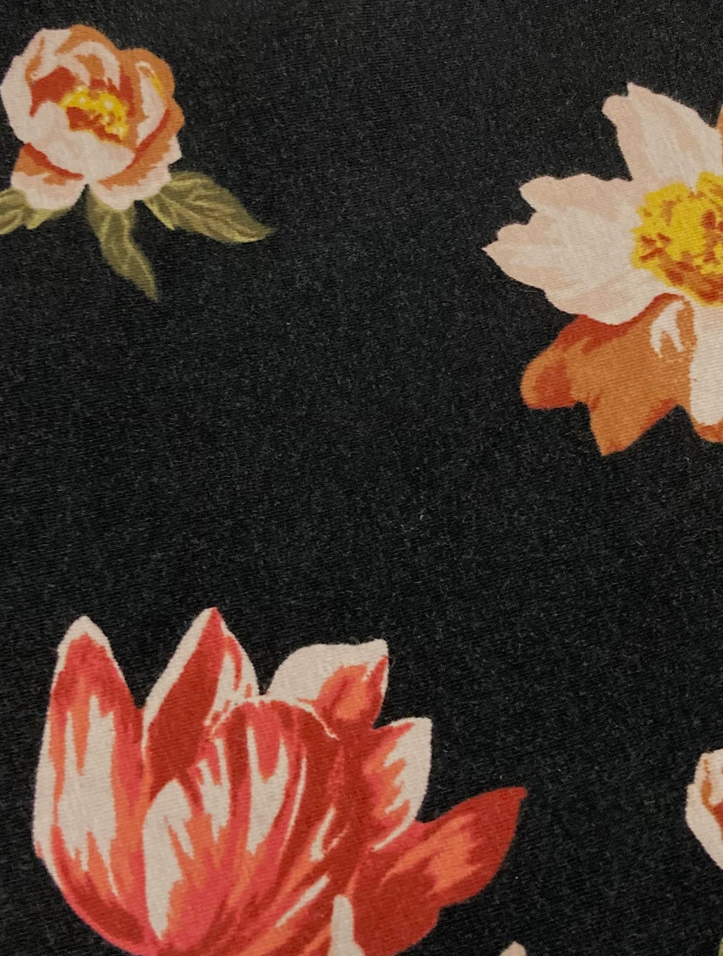 Floral boho bag with tassel