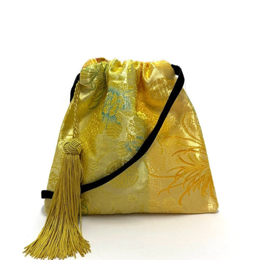 Yellow mini handbag