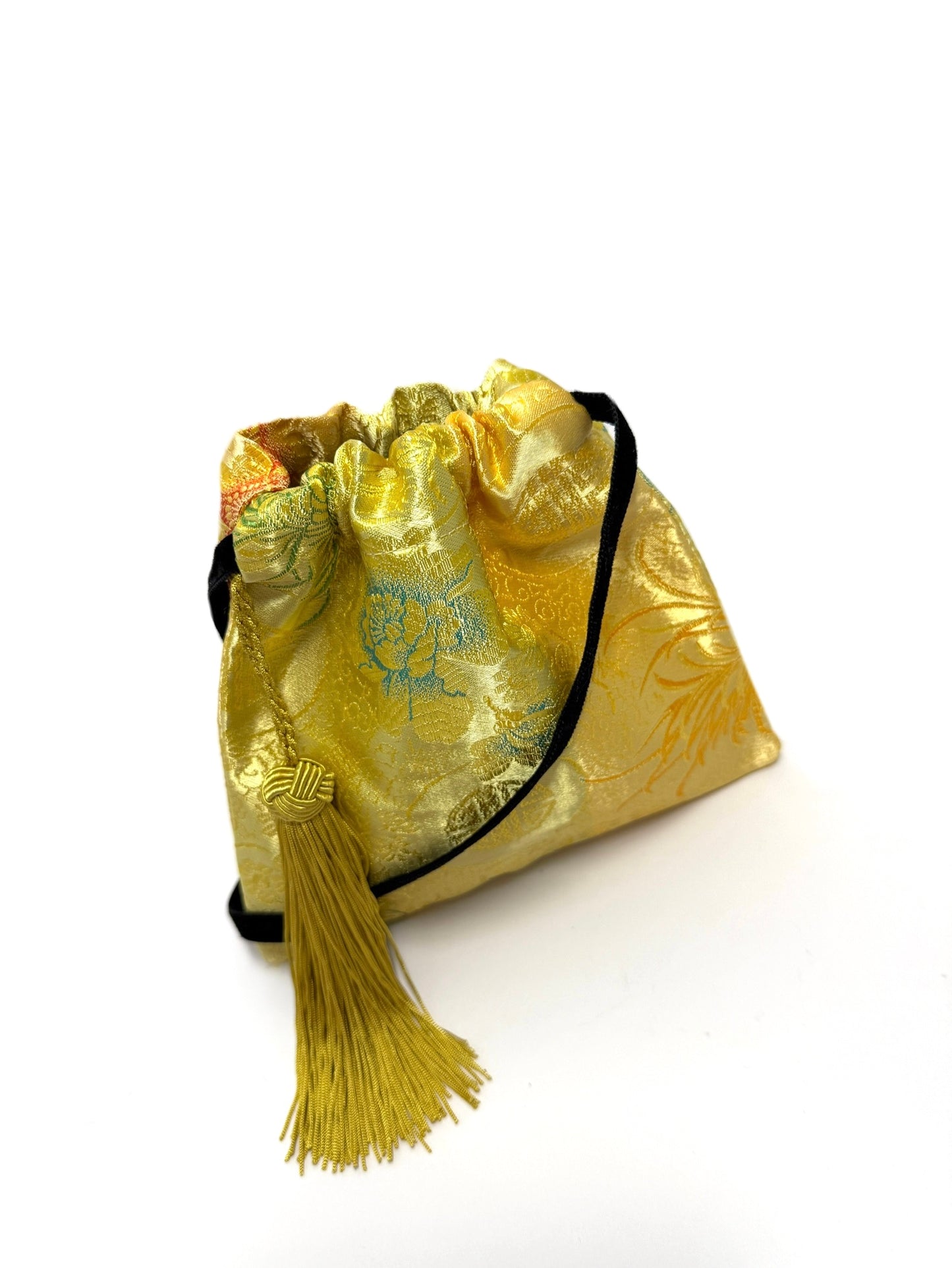 Yellow mini handbag