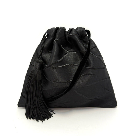 Mini evening handbag with tassel