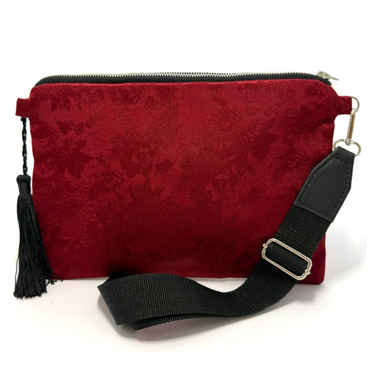 Unique crossbody bag with tassel