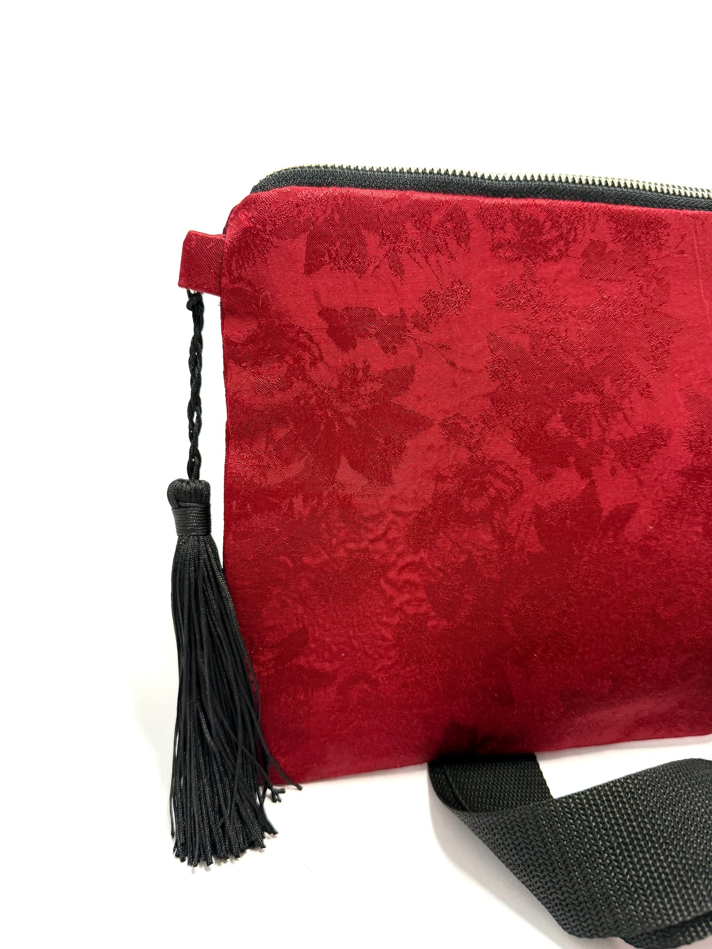 Unique crossbody bag with tassel