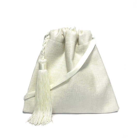 Ivory little wedding purse