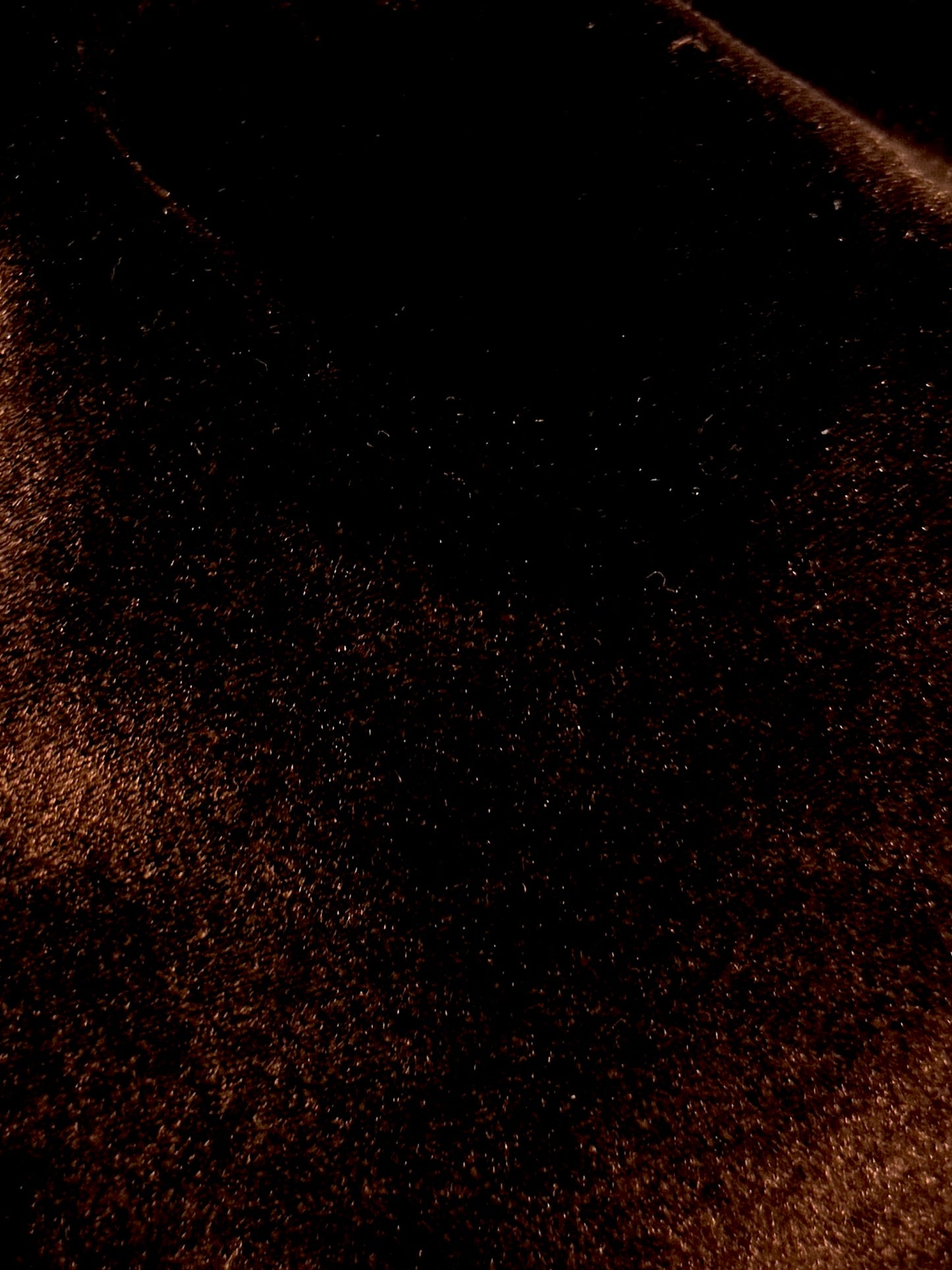 Little velvet brown boho handbag