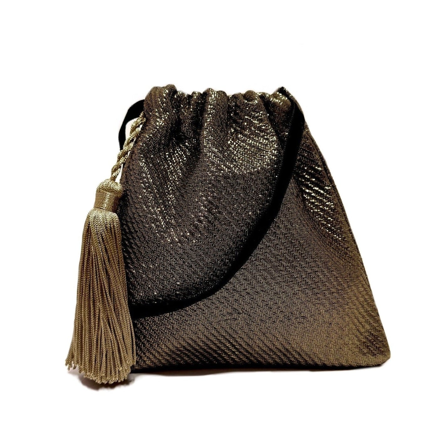 Gold mini purse
