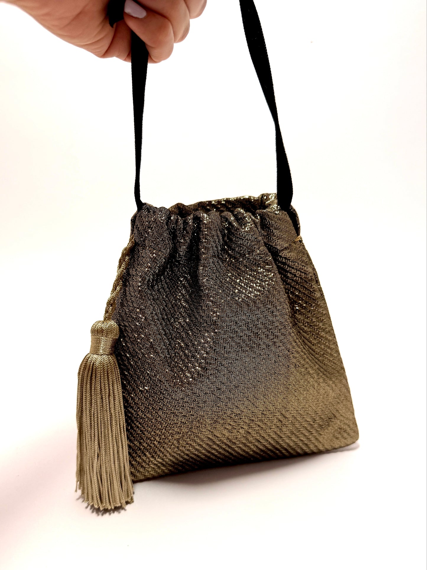 Gold mini purse