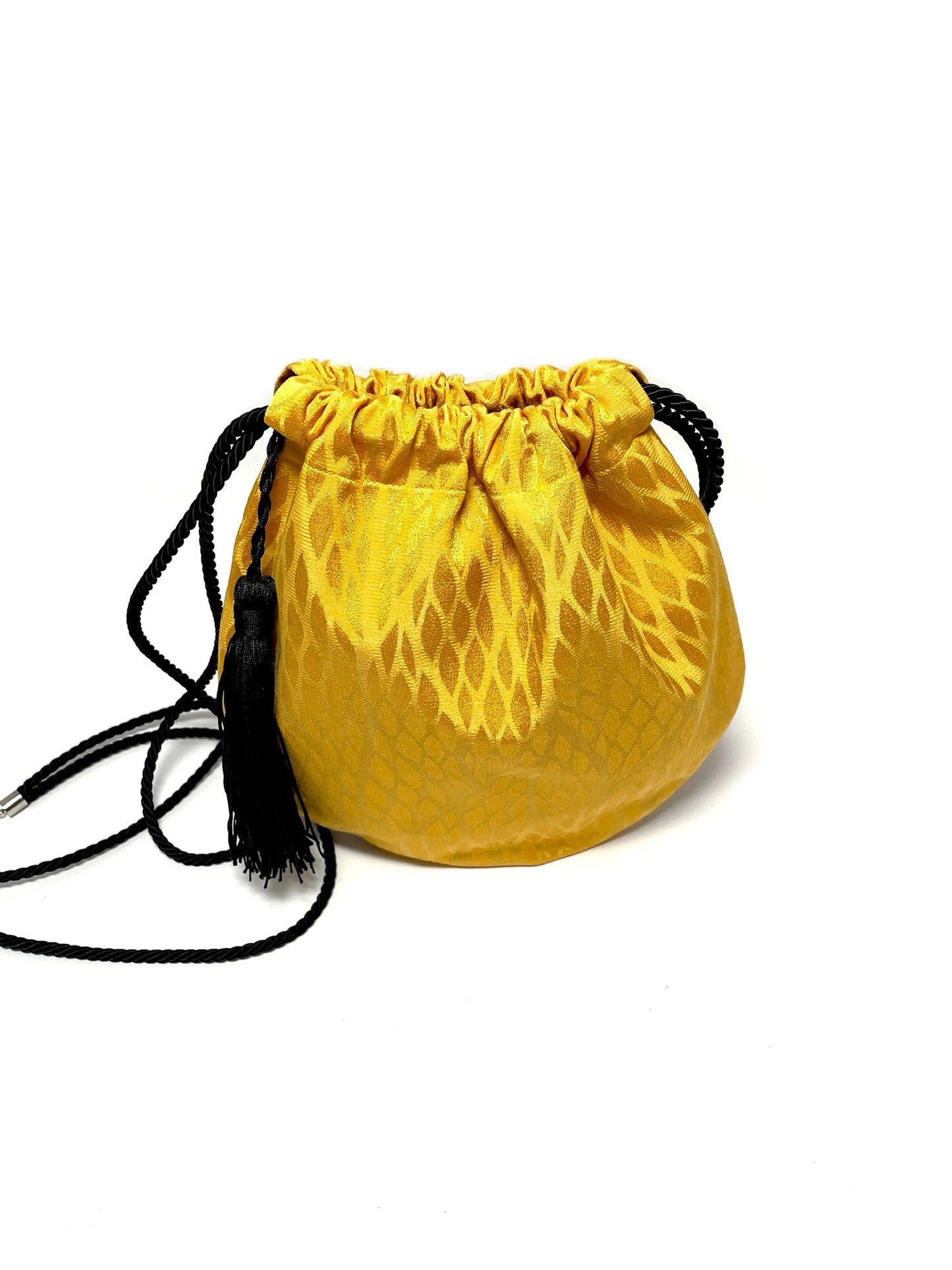 Yellow bucket bag
