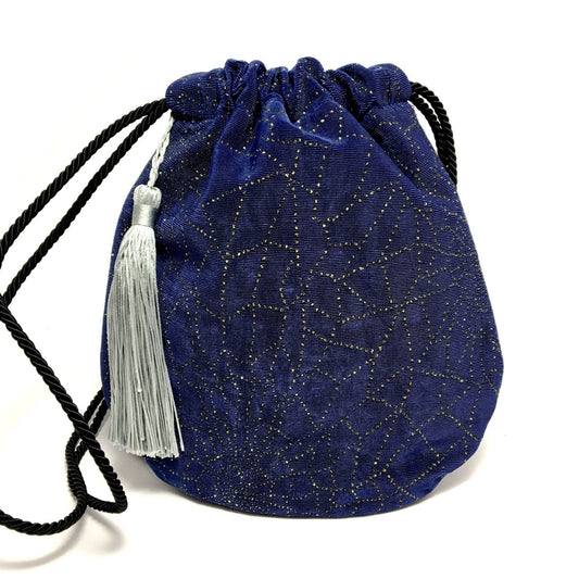 Blue bag with tassel
