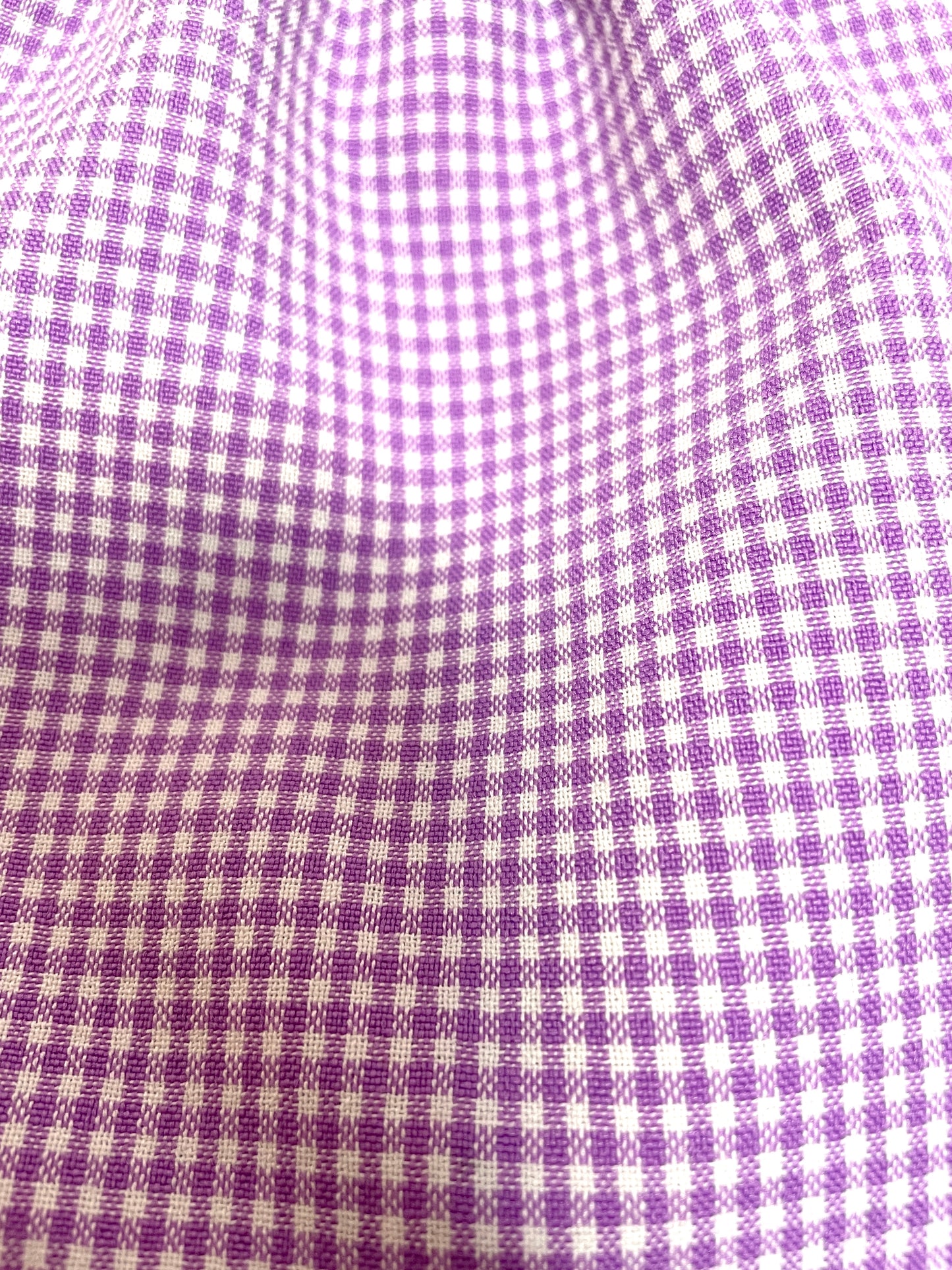 Purple checkered mini handbag
