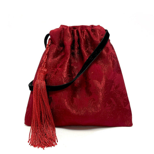 Little red evening handbag