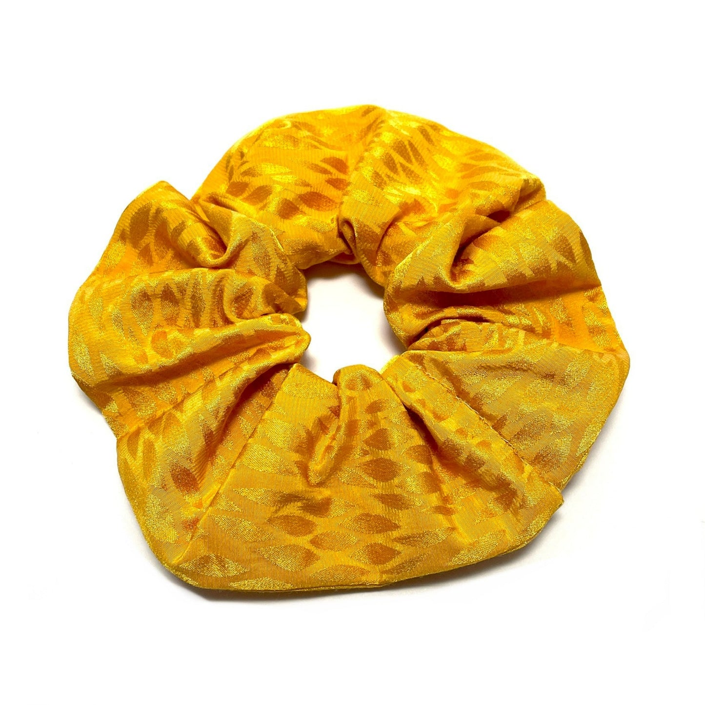 Yellow large scrunchie