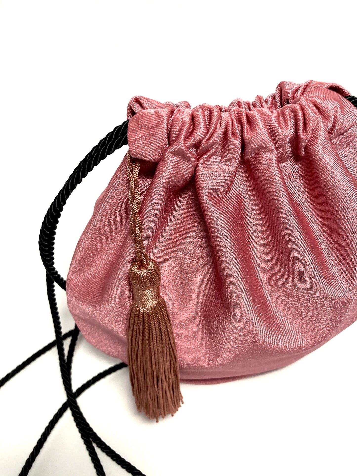Pink purse with tassel