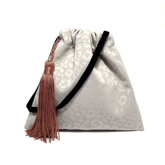 Little silver handbag