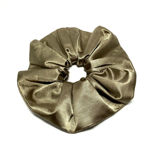 Upcycled gold scrunchie