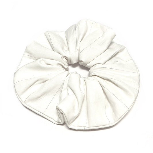 White wedding scrunchie